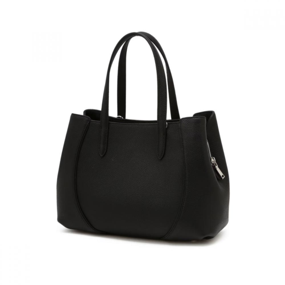 Daks Black Cowhide Flower CharM Tote Bag M Dcba6e553bk