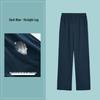 Kids' Navy Blue Ice Silk School Sports Pants and Casual Gray Pants for Toddlers To Older Children