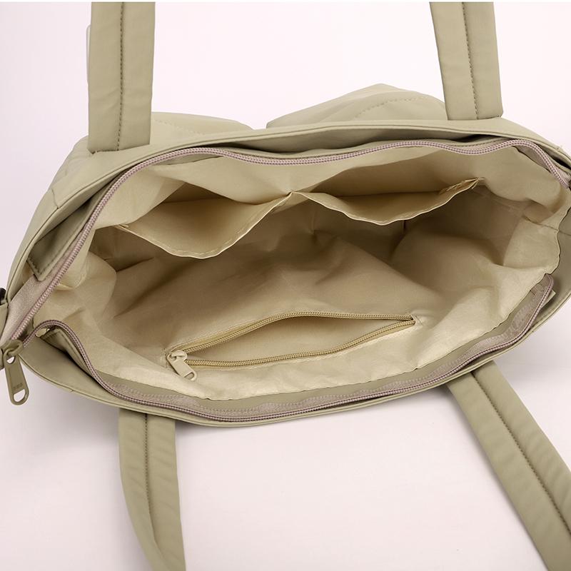 Classic Nylon Shoulder Bag Women Multi Pocket Crossbody Bag Inner Zipper Pocket Ideal for Everyday Use Work Shopping and Meeting Friends