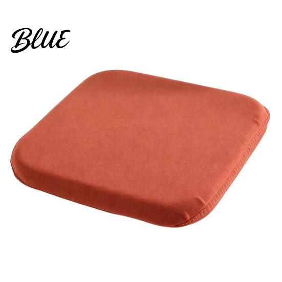 Removable Cover Seat Cushion Memory Foam Chair Cushion, Thickened Dining Pad with Straps, Easy Care Non-Slip Backing, Washable for Autumn Winter