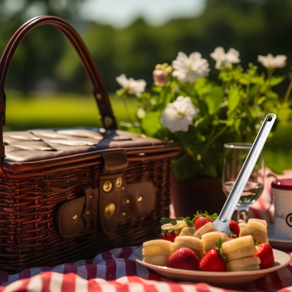 Stainless Steel Spork Camping Spork Outdoor Tableware Long-handled Spork