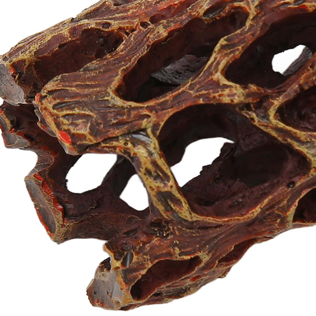 Resin Shrimp Cave Hollow Shrimp House Durable Aquarium Hideout Shrimp Crayfish Crabs