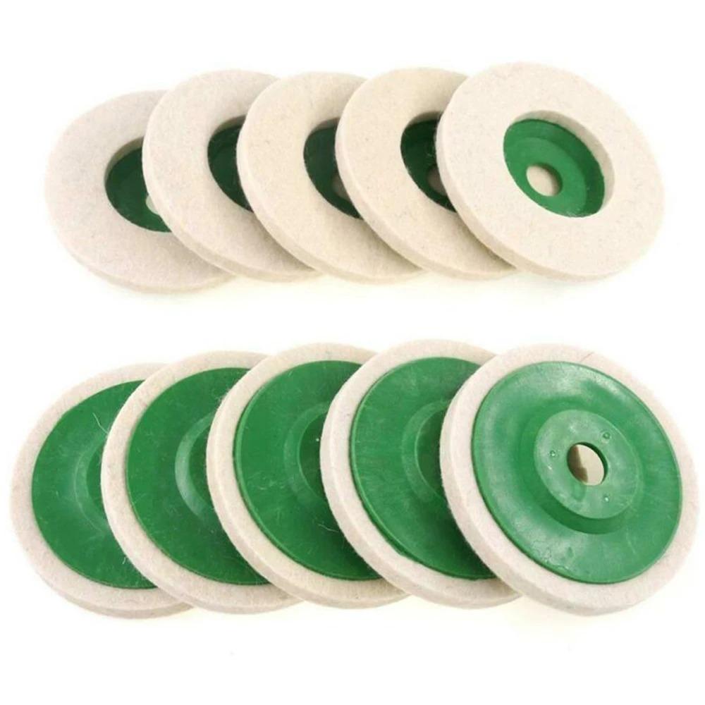 20pcs Wool Polishing Wheel Buffing Pads Angle Grinder Wheel Felt Polishing Disc For Metal Marble Glass Ceramics