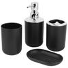 4 Buc/Set Seturi Accesorii Baie Săpunieră Dozator Pahar de Depozitare Pahar de Spălat Set de Baie