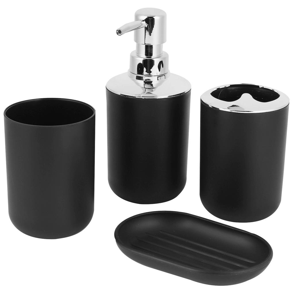 4 Buc/Set Seturi Accesorii Baie Săpunieră Dozator Pahar de Depozitare Pahar de Spălat Set de Baie