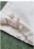 Sterling Silver Freshwater Pearl Square Stud Earrings – Elegant, Versatile, High-End Accessories for Women