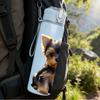 1PC Front Facing Yorkie Puppy 750ml Color Plastic Sports Water Bottle Leakproof Flip Straw Lid Suitable for Sports Office Home Use