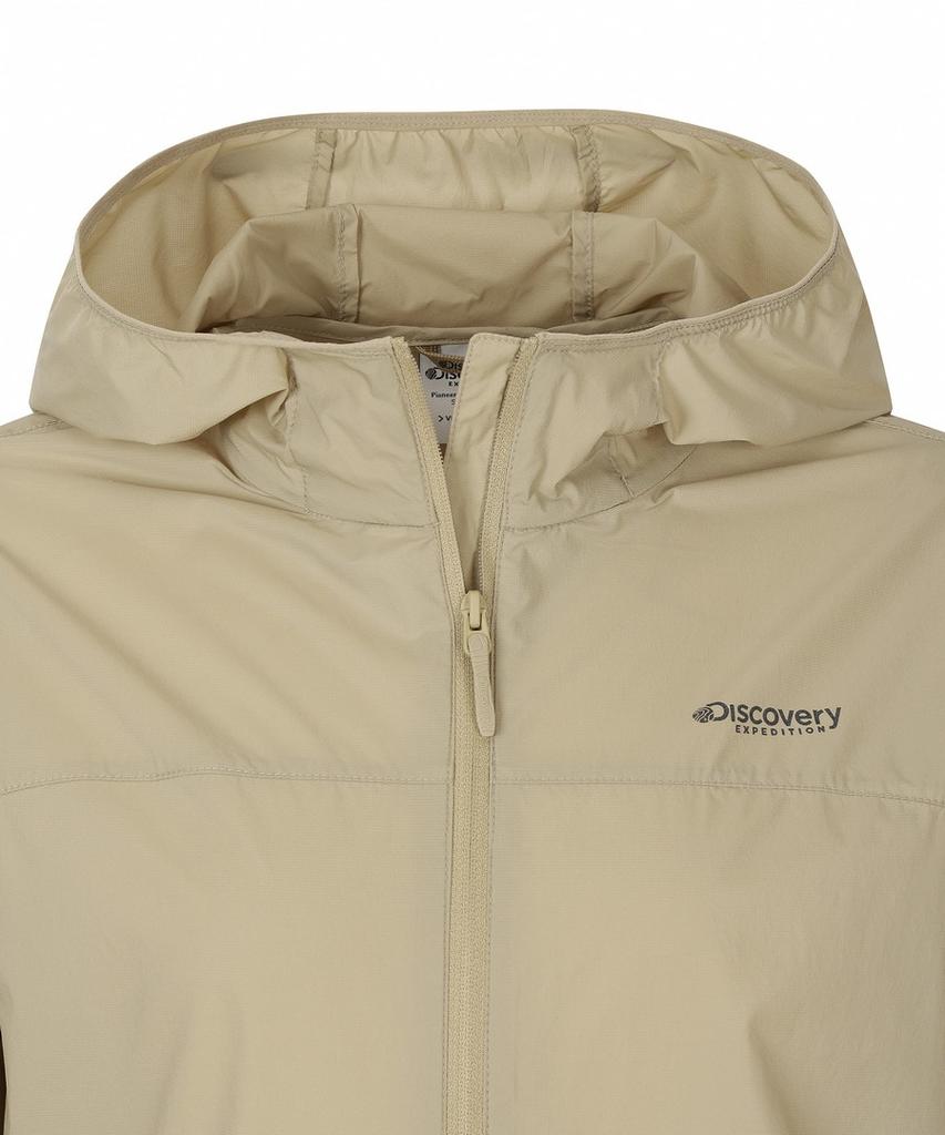 Discovery Expedition Women'S Freshvent 2.0 Packable Windbreaker (L/Beige)