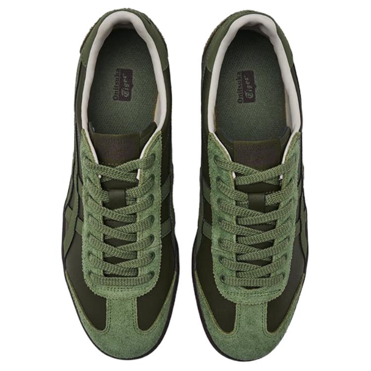 Onitsuka Tiger Tokuten Comfortable Versatile Non-Slip Wear-Resistant Low-Top Casual Shoes Men sneaker Green 1183C339-301