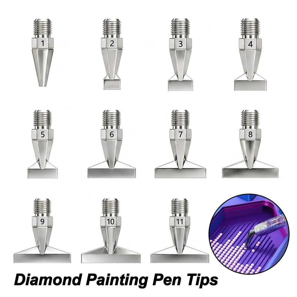 Metal Diamond Painting Pen Tips DIY Craft Diamond Painting Pen Heads Craft Accessories