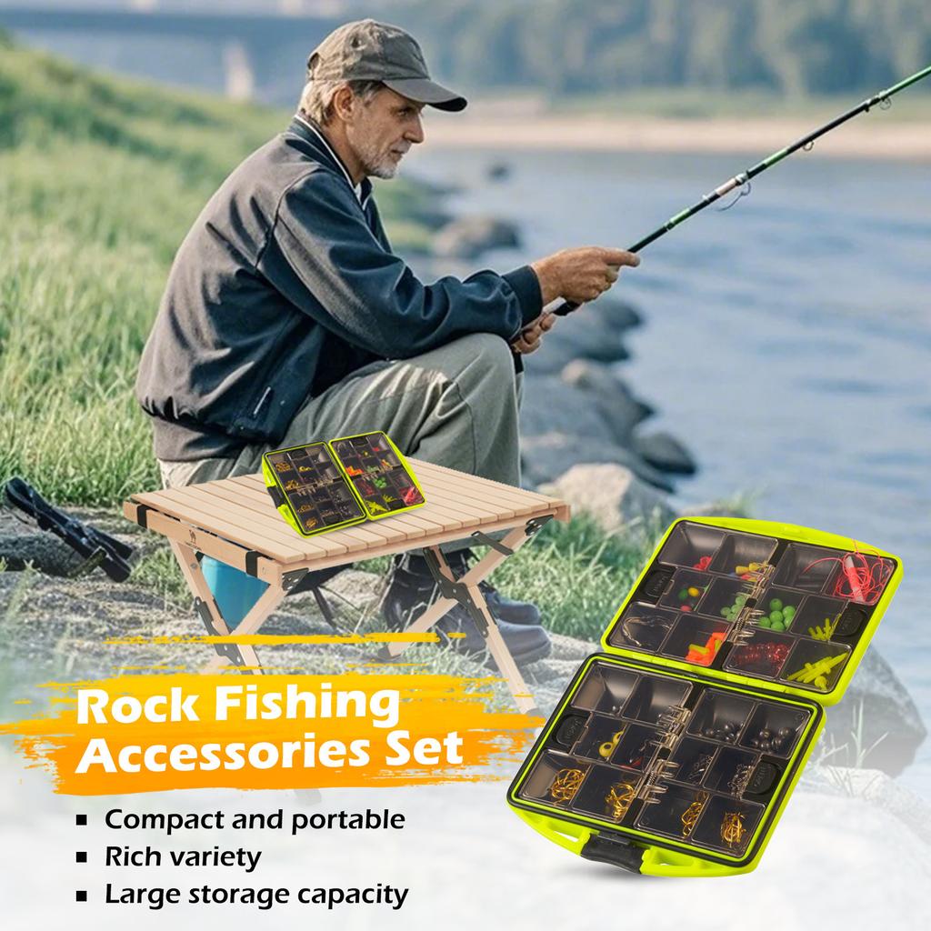 Tackle Box Fishing Box Fishing 10 Transparent Bag Storage Box Accessories Fishing Box Spoon Hook Fishing Square Fishing Box Set Box