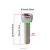 Xiaomi 6PCS Bike Stem Bolts M5x18mm Stainless Steel Bicycle Handlebar Riser Screws with Washers Bicycle Steering Handlebar Accessories