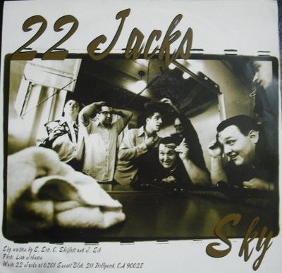 Disque 7 pouces 22 JACKS / WANK - Sky / Larry Brown TBS7527 Time Bomb Recor US Rock Occasion