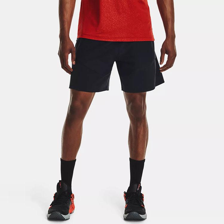Under Armour Lightweight Stretch Woven Training Shorts Men Bottoms Black 1366167-001