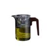 Wooden Brewing Teapot Glass Water Cup Drinkware Tea Infuser Filter  Tea Separation