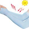 Ice Silk Sun Protection Arm Covers Unisex Elbow Cover Outdoor Cycling Running Fishing Skiing Driving Cool Anti-UV Arm Sleeves