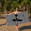 Asciugamano da Spiaggia Rock Elettronico D-Depeche Mode Asciugamani da Bagno Colorati per Ragazza Microfibra Asciugatura Rapida Senza Sabbia Spiaggia Yoga Piscina