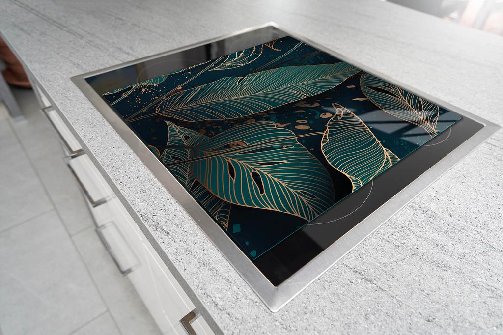 GLAS-SCHNEIDEBRETT 52x40 BLÄTTER