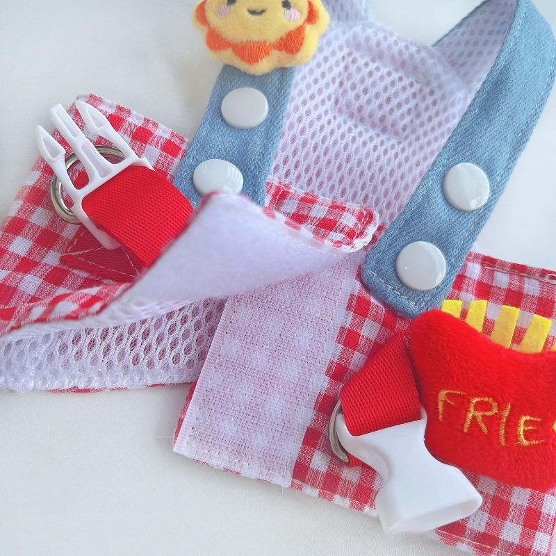 Patatine fritte, Girasole, Cappelli per petto e schiena, Abbigliamento per animali domestici, Articoli per cani e gatti, Primavera, Estate, Autunno, Uso esterno, Guinzaglio, Protezione solare