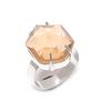 Natürlicher Morganit Edelstein Handgefertigter 925 Sterling Silber Schmuck Ringgröße 9 ETC-13377