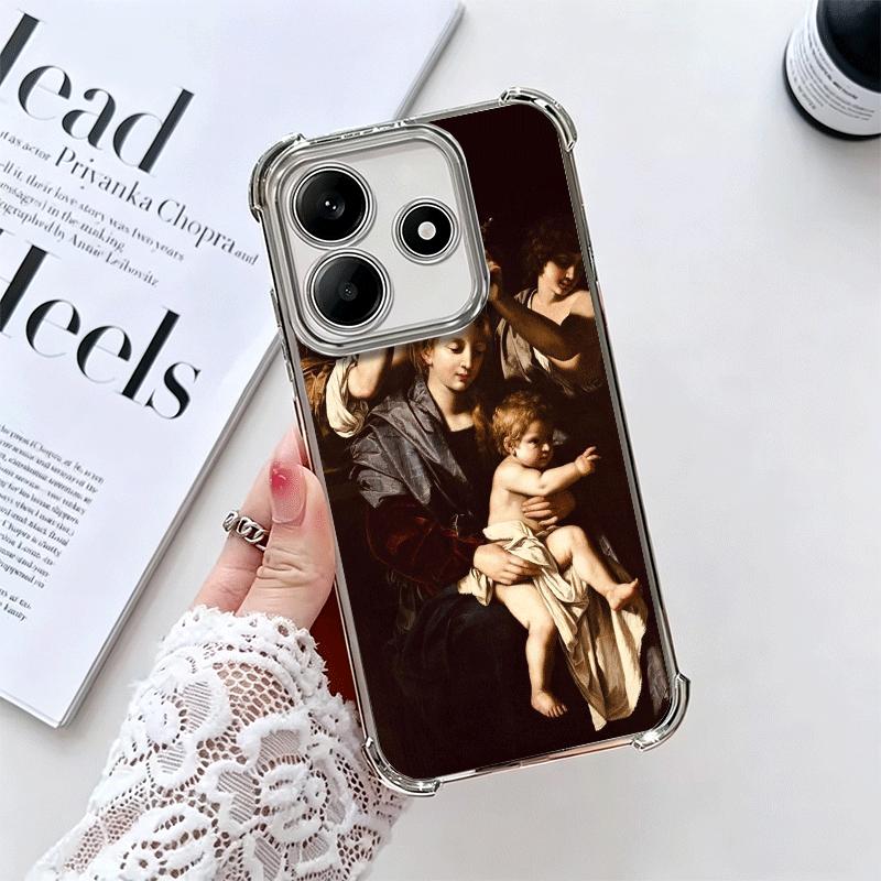 Renaissance Ästhetik Kunst Malerei Weiche Handyhülle Für Xiaomi Redmi Note 14 15 Pro Plus 13 12 11S 11T 5G 10 9S 9 Beschichtung Anti-F
