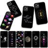 Cover for Apple iPhone 16 15 14 Plus 13 12 Mini 17 Pro Max + ProMax 16E Air 16+ 15+ Coque Phone Case Moon Stars Astronaut Sky