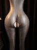 Erotic Open Crotch Bodystocking Lingerie Black Bodysuit Sexy Porn Sleeveless Long Sleeves Women Body Crotchless Costume