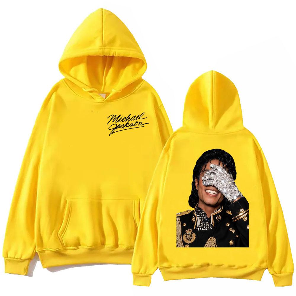 Classici Anni '90 Felpa Michael Jackson Moda Gotica Felpe Vintage Uomo Donna Abbigliamento Punk Pullover Rock Streetwear