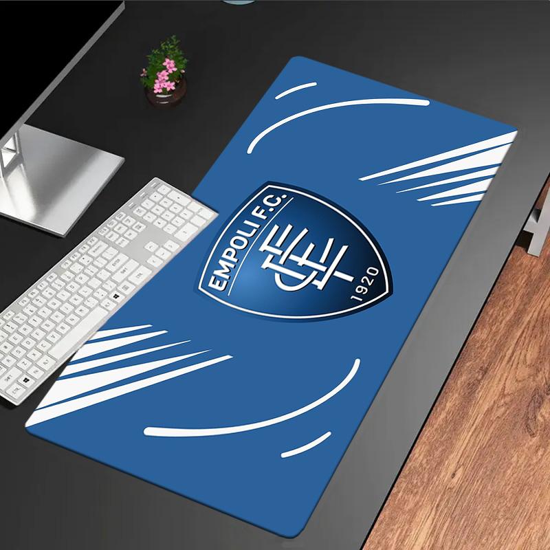 Empoli Wappen Design Mauspads, Gummiunterseite, Mauspads für Gamer und Bürogebrauch, Gaming Schreibtisch, Leicht zu reinigende Matte Weihnachtsgeschenke für Fans