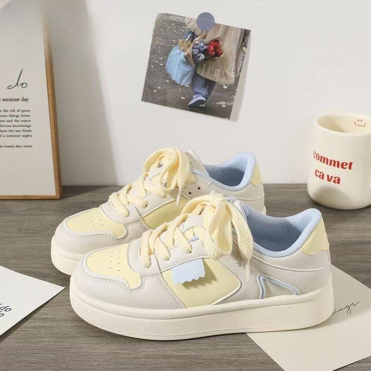 22 spring, summer, autumn and winter new board shoes student shoes low-top round head belt