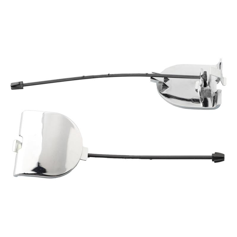 Replacement Rear Bumper Towing Eye Cover Chrome for Fiat 500 OEM 735455393 Suitable for 2007-2012 Models Trailer Cover