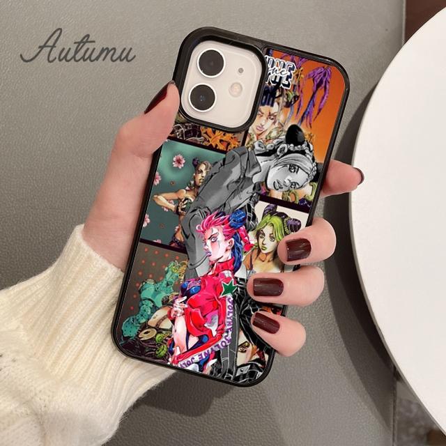 Jolyne Kujo Johnny Joestar Jojo Handyhülle für iPhone 11 12 13 14 Pro Max mini X XR XS SE 2020 6S 7 8 Plus Samsung S21 S22 Hülle