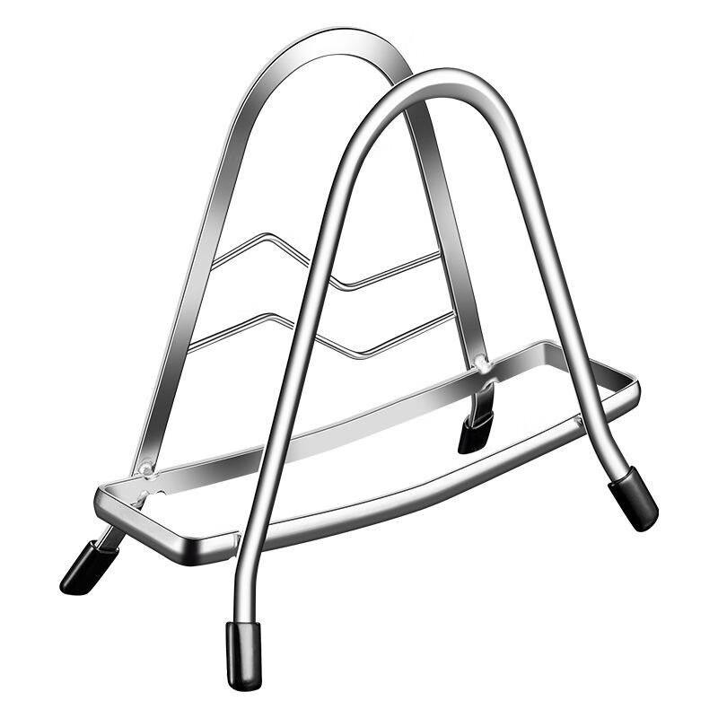 Miflame Stal Nierdzewna Deska do Krojenia i Uchwyt na Pokrywkę Garnka (2-Pack)