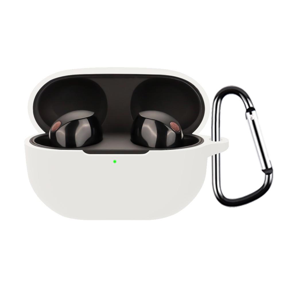 Suitable for Sony WF-1000XM5 buckle earphone cover, anti-drop and anti-skid protective cover, portable mini soft case sony wf-1000xm5 белый