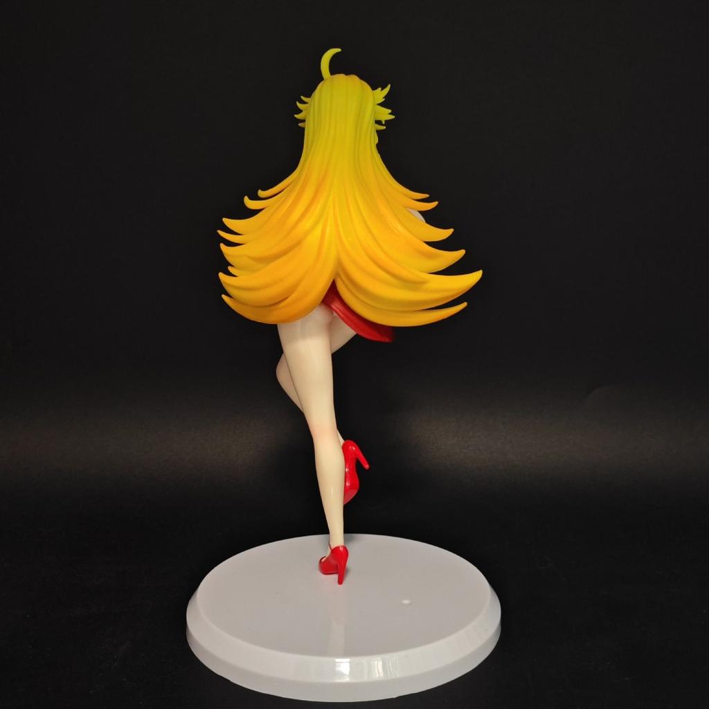 Panty Anime Figure Panty And Stocking With Garterbelt Strap Angel Blonde Girl Statue Desktop Chassis Decor Collectible Model