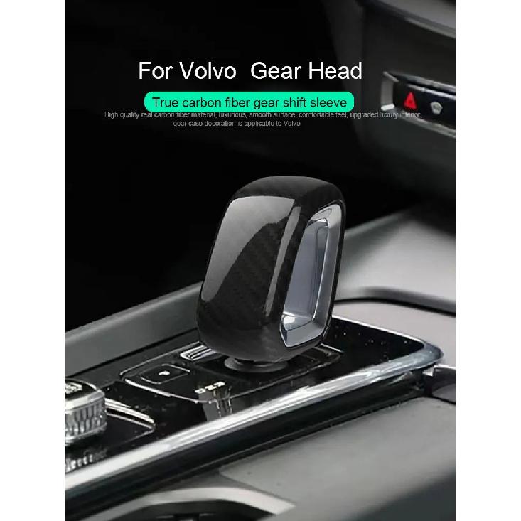 Für Volvo XC60 XC90 S90 V90 S60 V60 XC40 C40 echte Kohlefaser Schaltknauf Dekoration