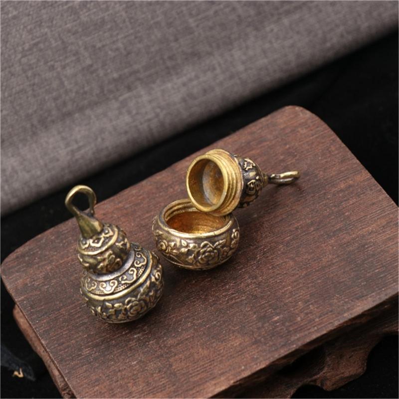 Set of 3 Artistic Gourd Pendants Jewelry Component Gourd Jewelry Findings Suitable for Jewelry Bracelets and Necklaces
