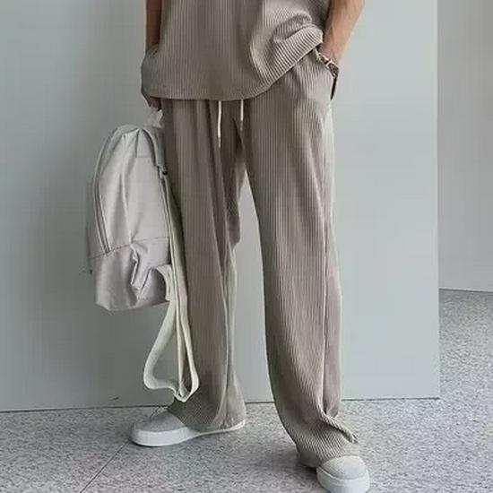 Men's Casual Summer Sports Suit - Korean Style Trendy Two-Piece