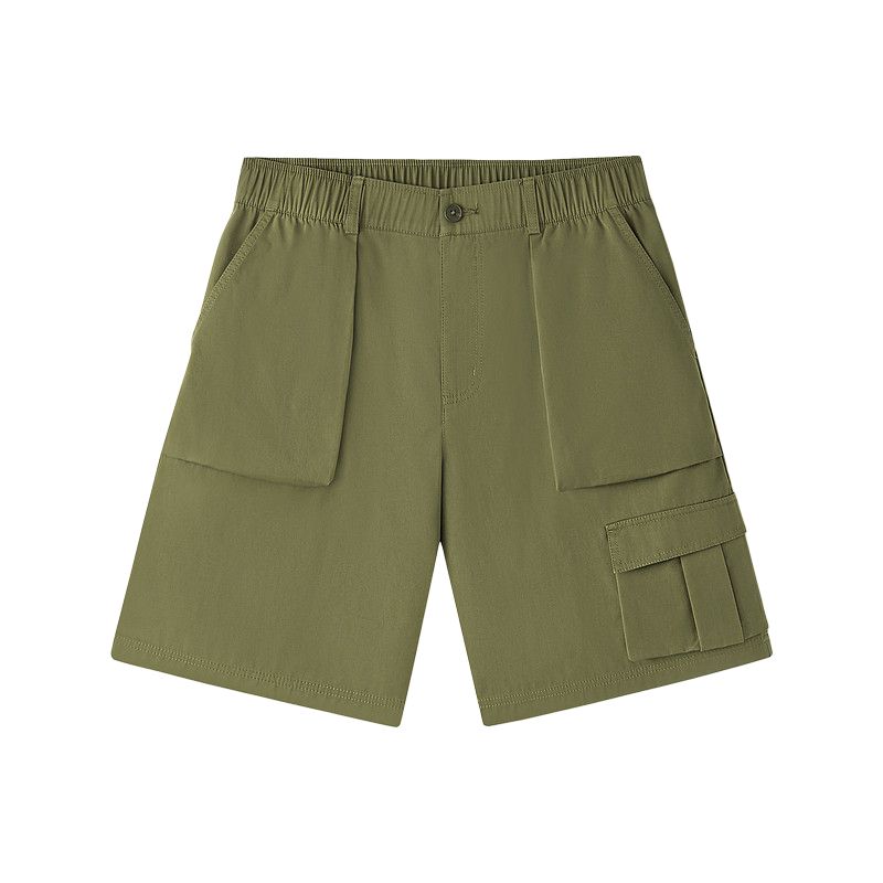 Skechers Sports Woven Solid Loose Casual Shorts Men shorts L226M002-00SB M