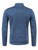 Men's Long Zipper Knitted Sweater Coat – Autumn & Winter Fleece, Trendy, Plus Size.