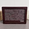 USD or EURO Cash Vault Wooden Savings Box with Money Target and Numbers, Coin Counter Piggy Bank with Counter and Pen