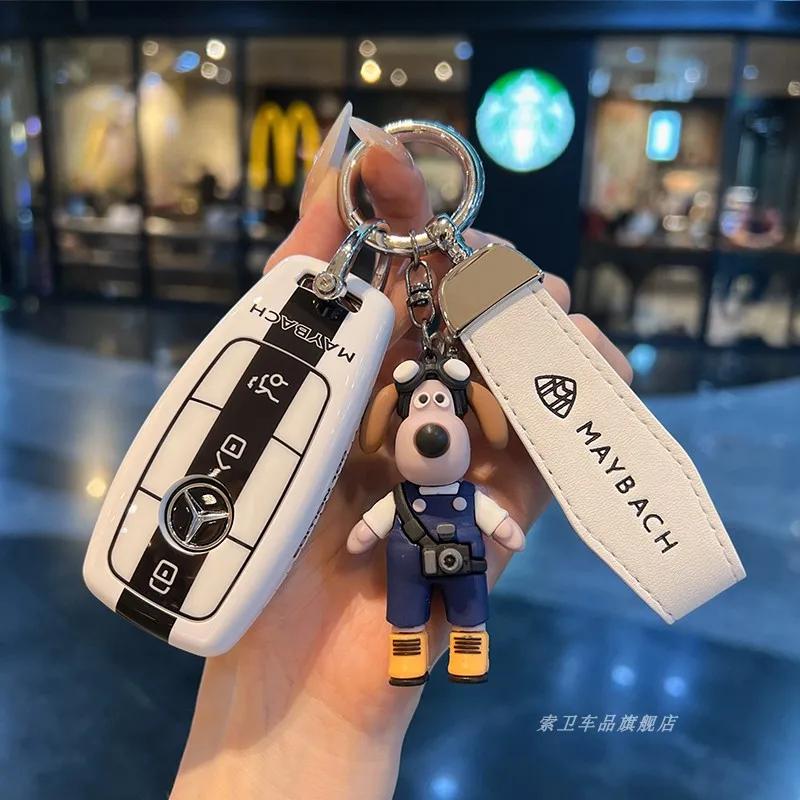 Car Remote Key Case Cover Shell Fob For Mercedes Benz A C E S G Class W177 W205 W213 X167 W222 CLA GLE GLB GLS AMG Maybach QU3