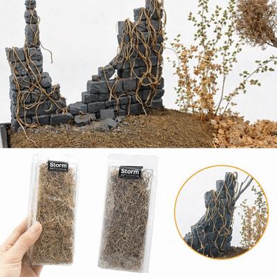 1 Box Accessories Fairy Garden Sand Table Micro Landscape Simulation Tree Vines Roots Scene Model Miniature Withered Rattans