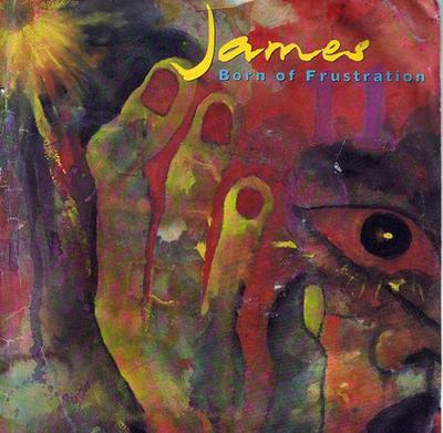 7-Zoll-Schallplatte JAMES - Born Of Frustration JIM10 Fontana 1992 UK Rock Gebraucht