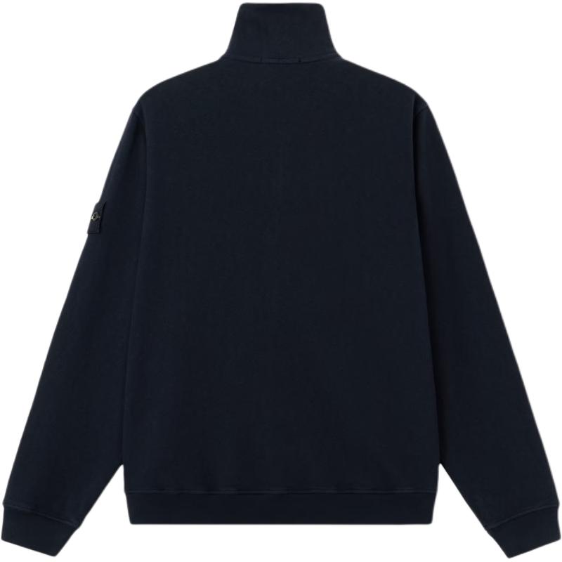 STONE ISLAND Zipper Solid Color Long Sleeve Stand Collar Jacket Men Jackets L1S156100033S0060-V0020