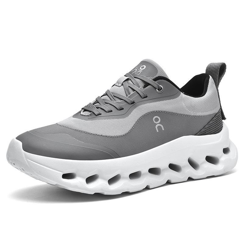 

Hollow-soled lightweight soft-soled shock-absorbing sports shoes Versatile comfortable running shoes High street outdoor trend fashion casual men 41 сірий колір