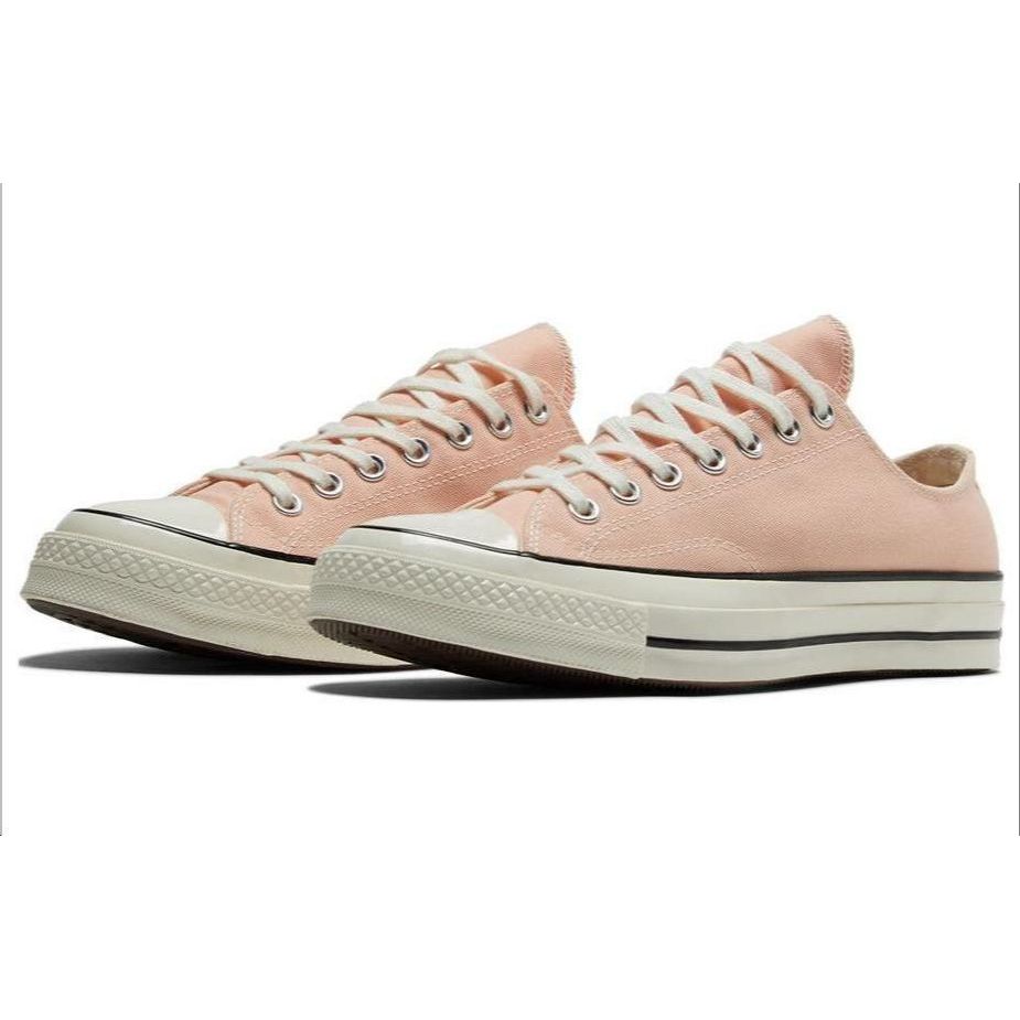 Converse Chuck 70 Vintage Canvas Low Cheeky Coral Unisex Sneakers Pink Egret Black A03448C