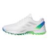 adidas Adizero ZG Spikeless Golf White Lime Burst Men Sneakers Cloud-White Silver-Metallic JQ7725