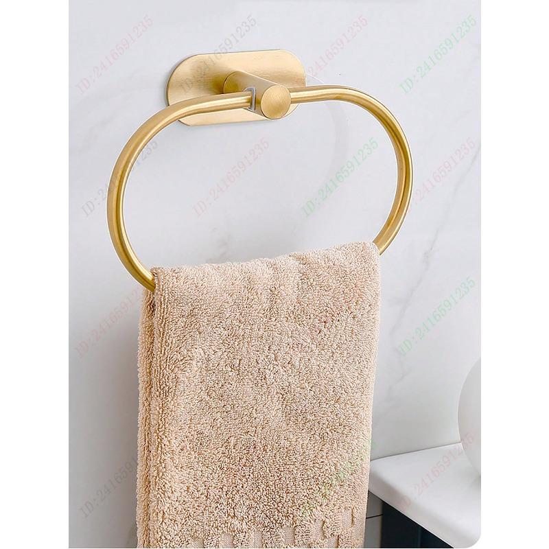 Adhesive Towel Racks For Bathroom Wall,Towel Holder,Stainless Steel Hand Towel Ring,Rack For Towel