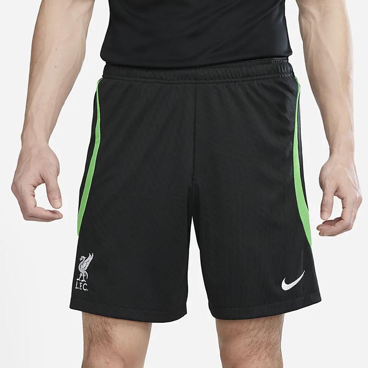 Nike Color Block Logo Elastic Waist Straight Leg Soccer Shorts Men shorts Black DX3191-012